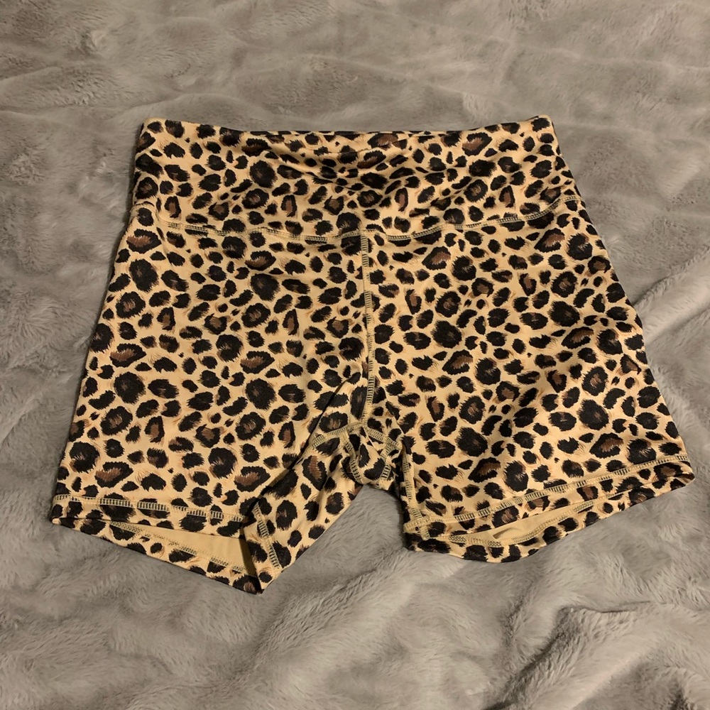 🎉SOLD🎉Cheetah Print Biker Shorts
